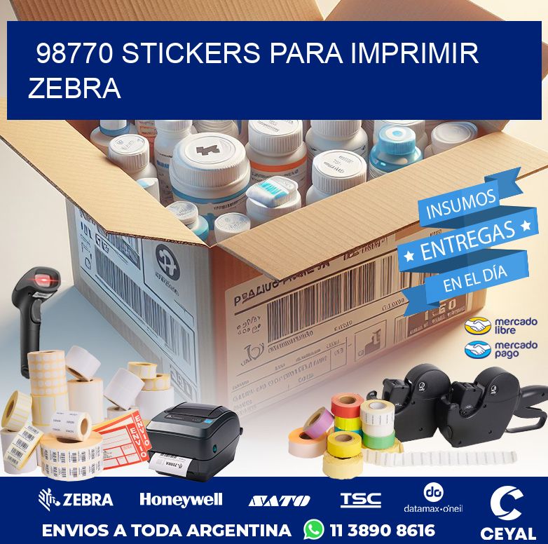 98770 STICKERS PARA IMPRIMIR ZEBRA