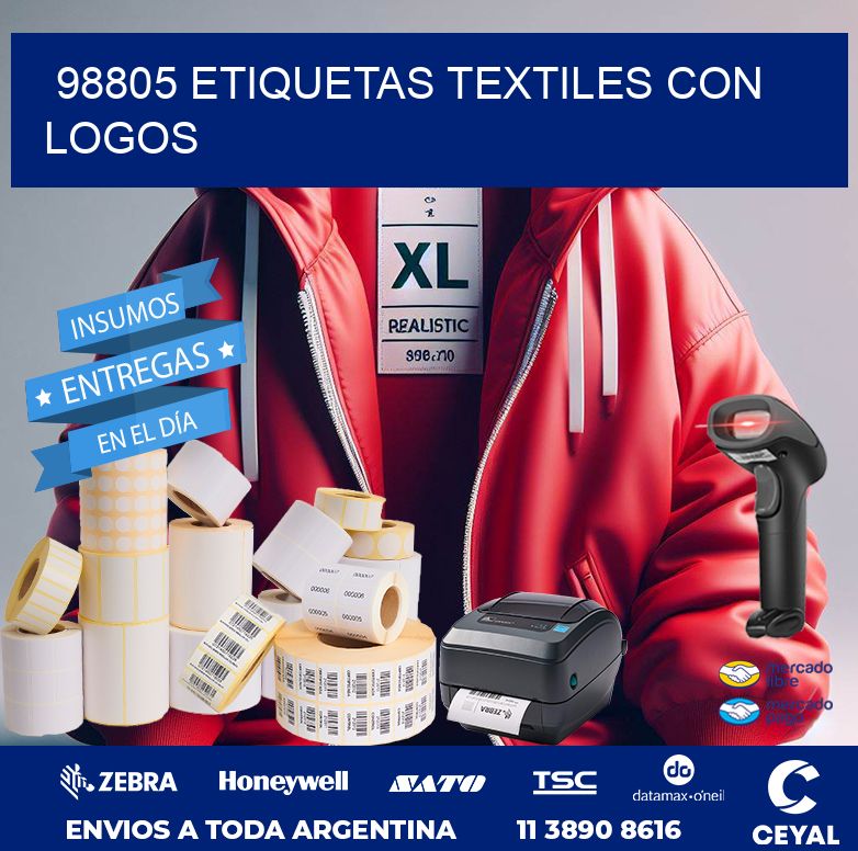 98805 ETIQUETAS TEXTILES CON LOGOS