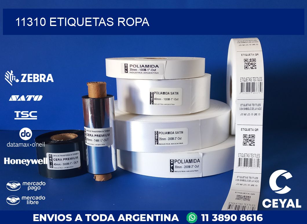 11310 ETIQUETAS ROPA