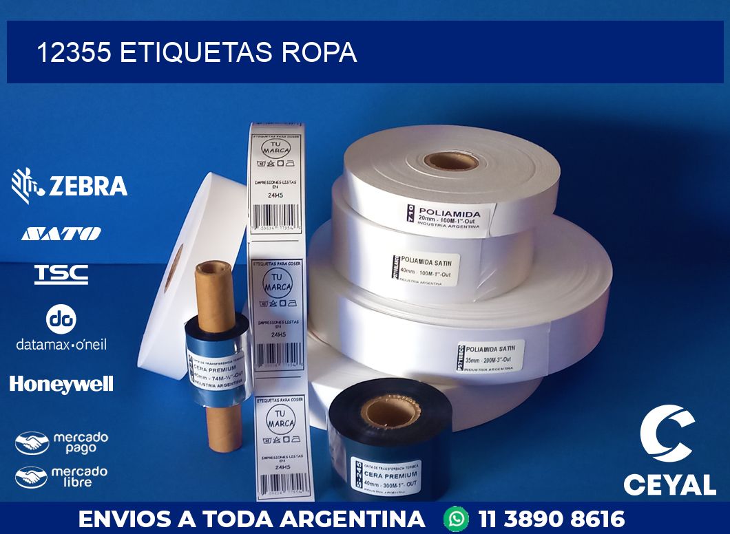 12355 ETIQUETAS ROPA