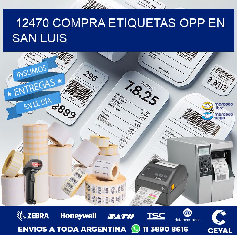 12470 COMPRA ETIQUETAS OPP EN SAN LUIS