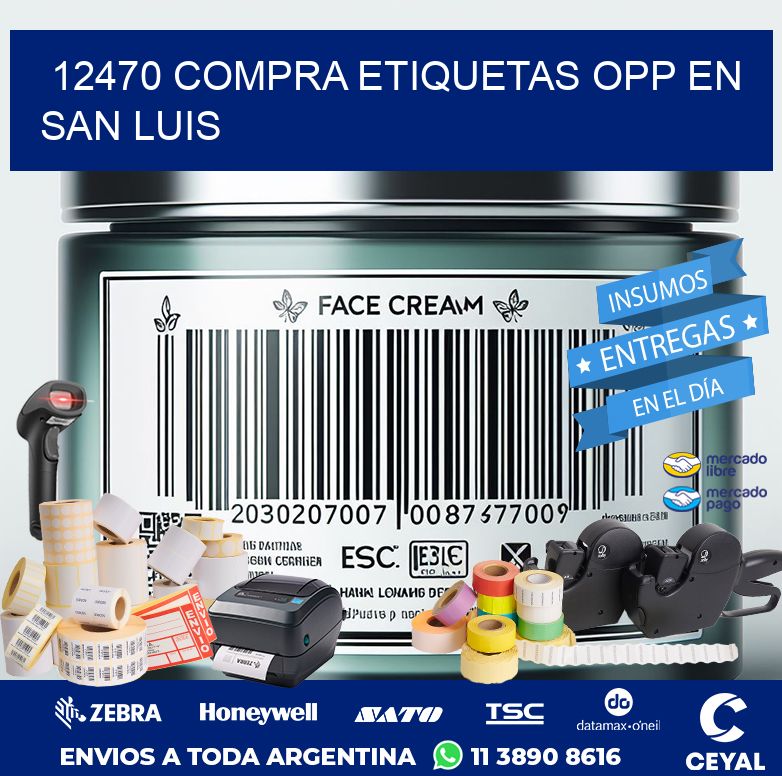 12470 COMPRA ETIQUETAS OPP EN SAN LUIS