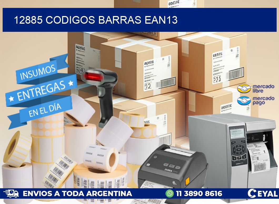 12885 CODIGOS BARRAS EAN13