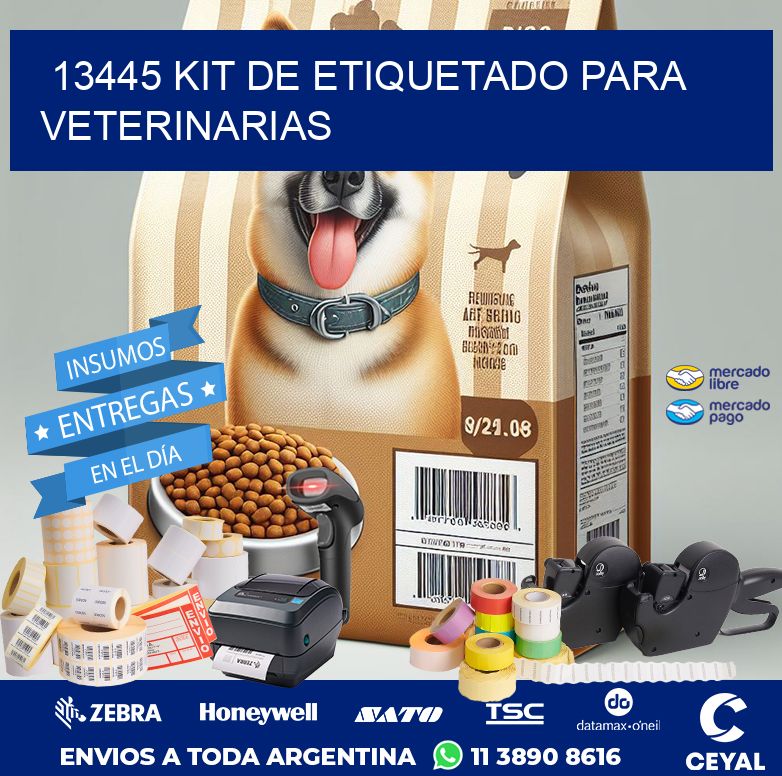 13445 KIT DE ETIQUETADO PARA VETERINARIAS