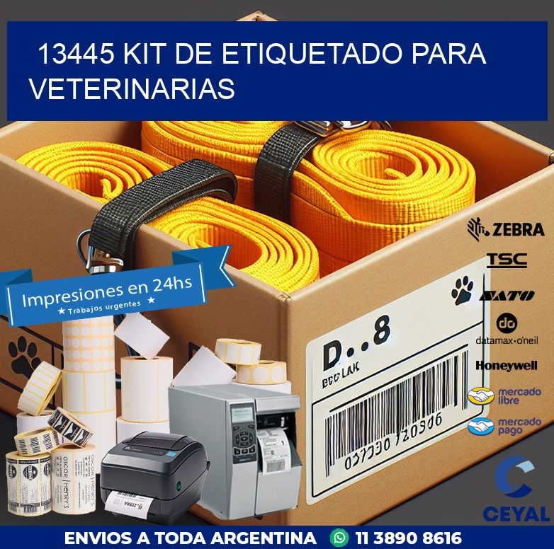 13445 KIT DE ETIQUETADO PARA VETERINARIAS