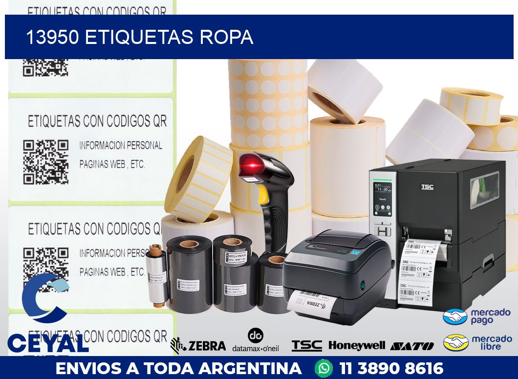 13950 ETIQUETAS ROPA