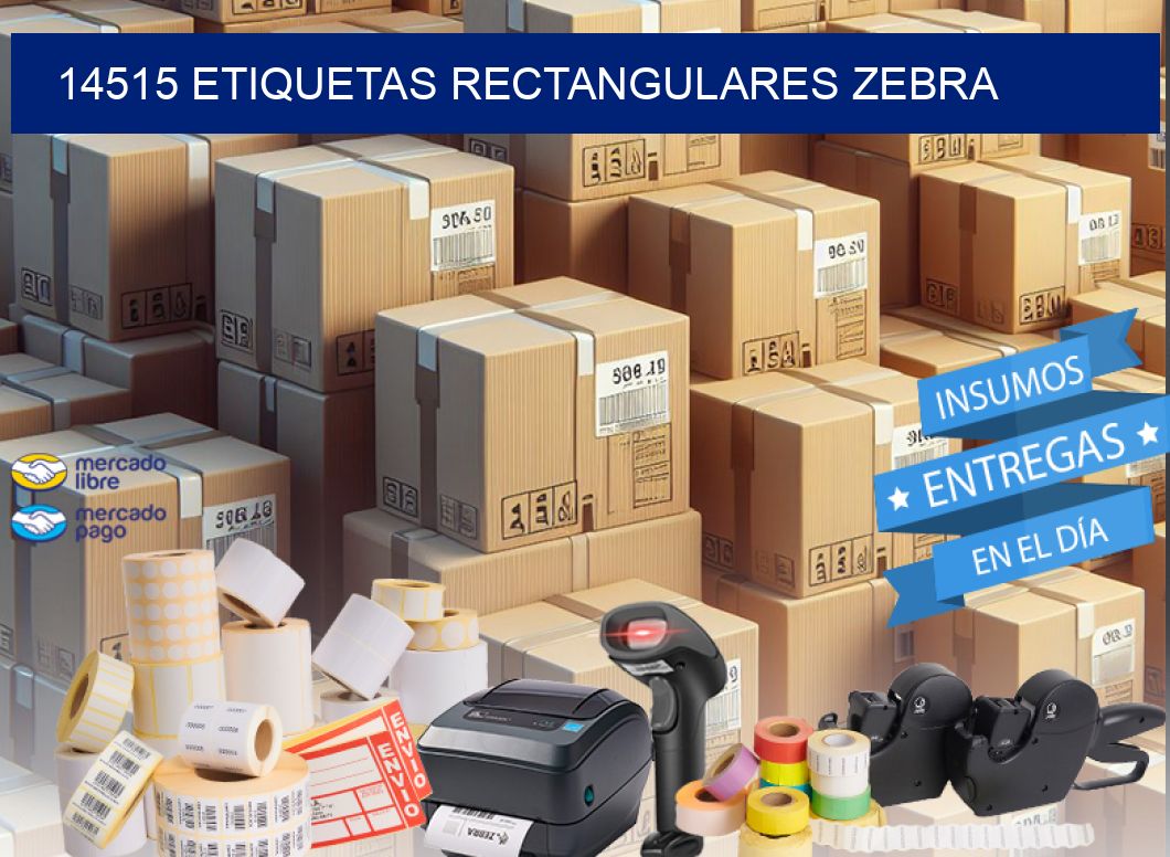 14515 etiquetas rectangulares zebra