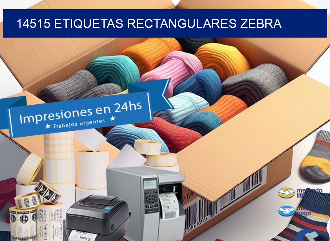 14515 etiquetas rectangulares zebra