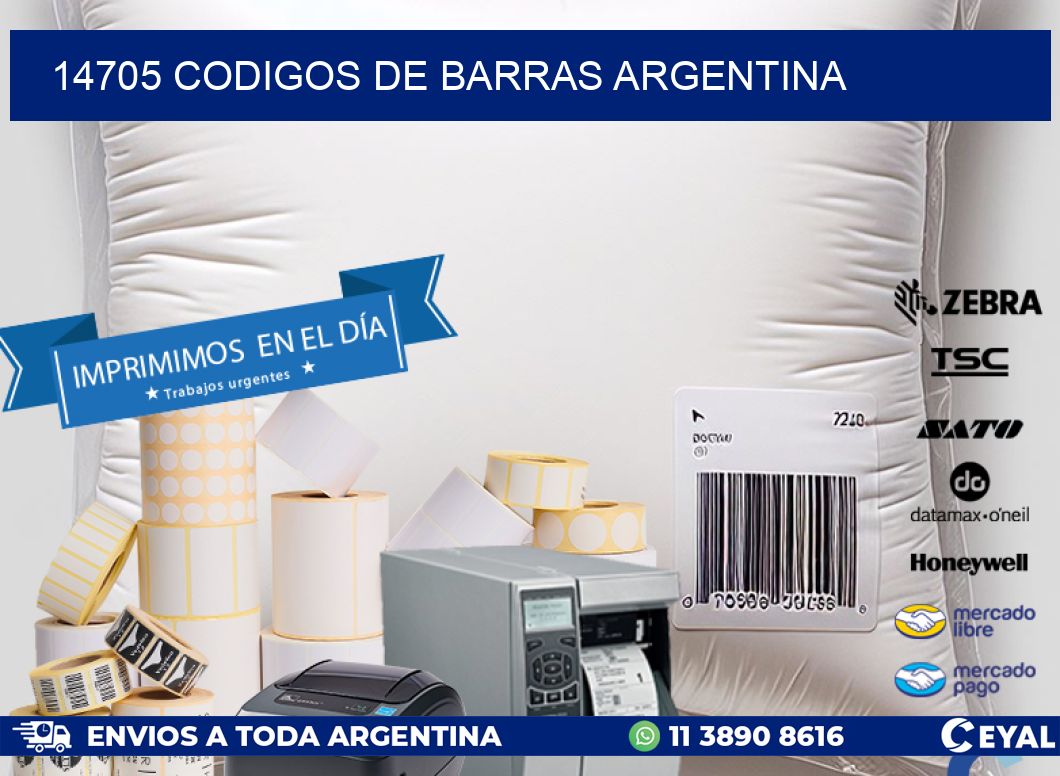 14705 CODIGOS DE BARRAS ARGENTINA