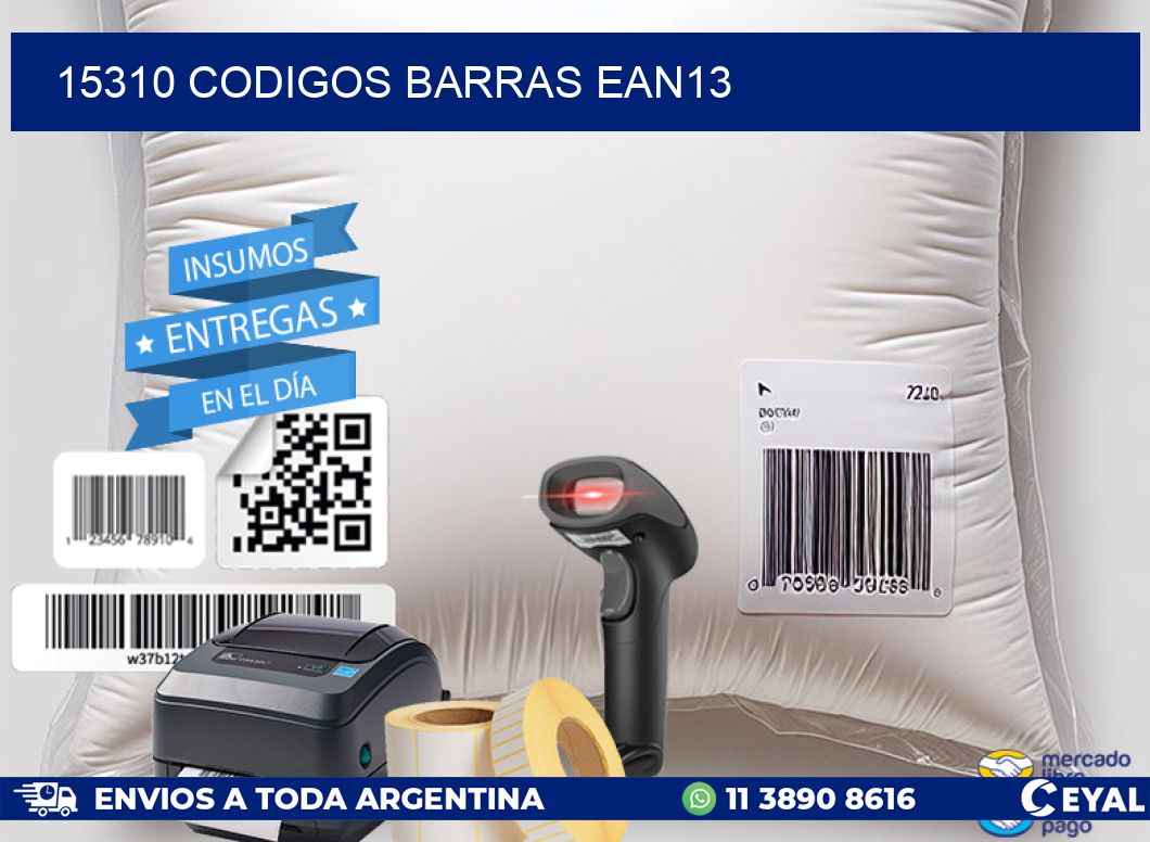15310 CODIGOS BARRAS EAN13