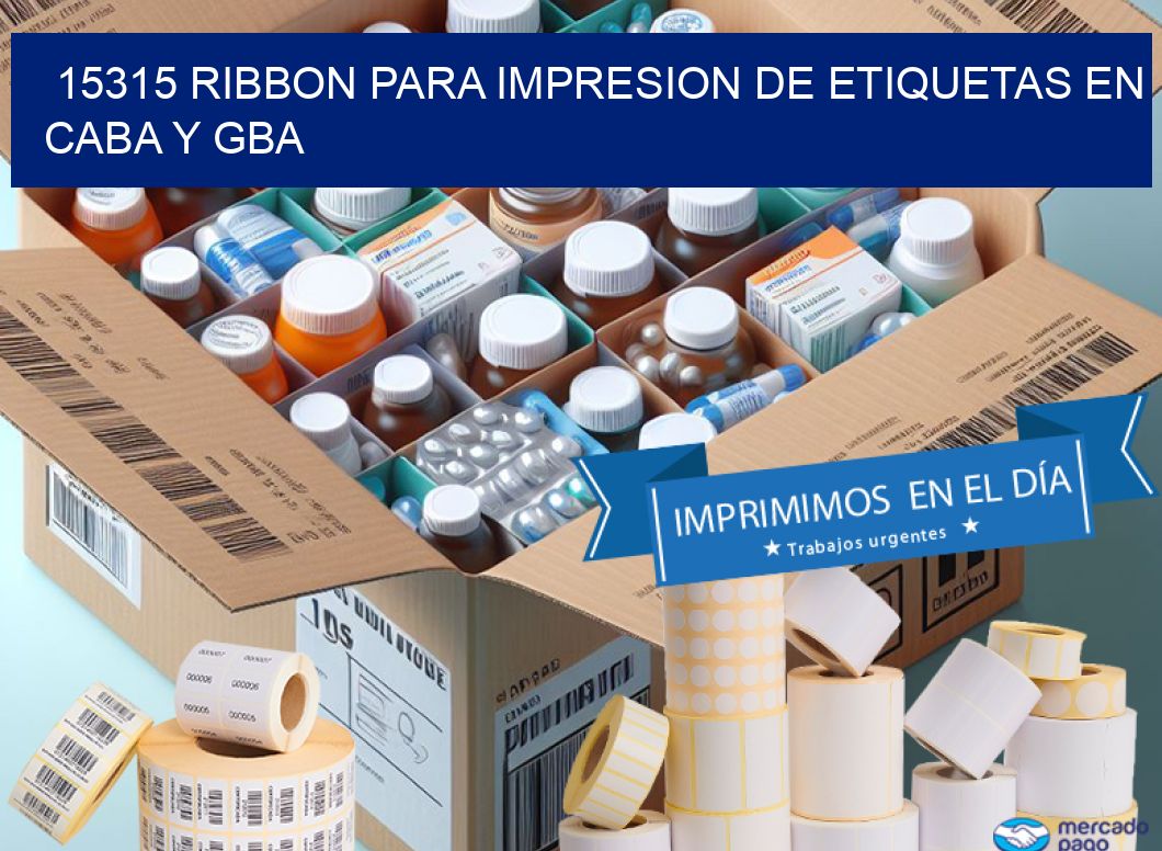 15315 RIBBON PARA IMPRESION DE ETIQUETAS EN CABA Y GBA