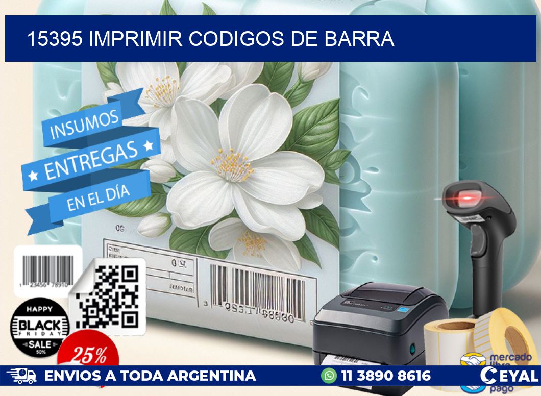 15395 imprimir codigos de barra