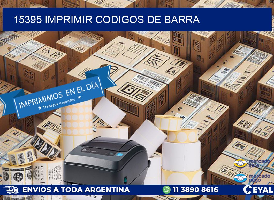 15395 imprimir codigos de barra