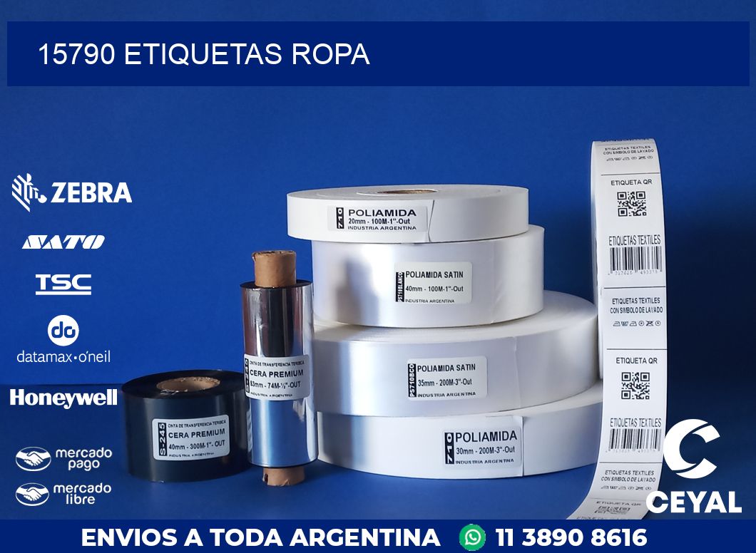 15790 ETIQUETAS ROPA