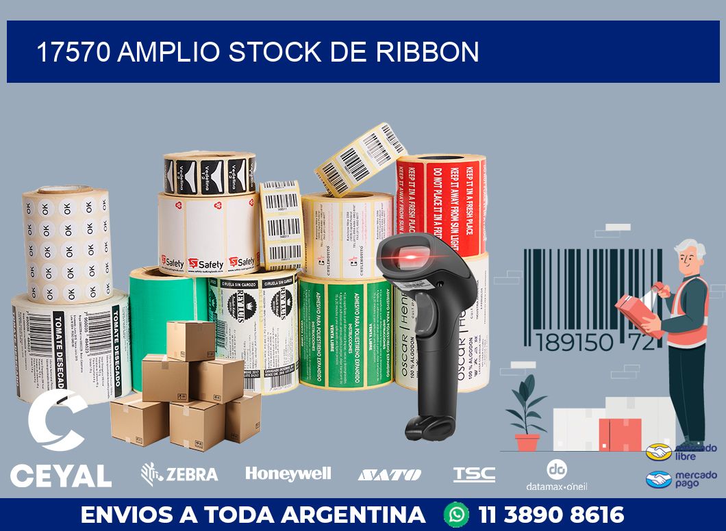 17570 AMPLIO STOCK DE RIBBON