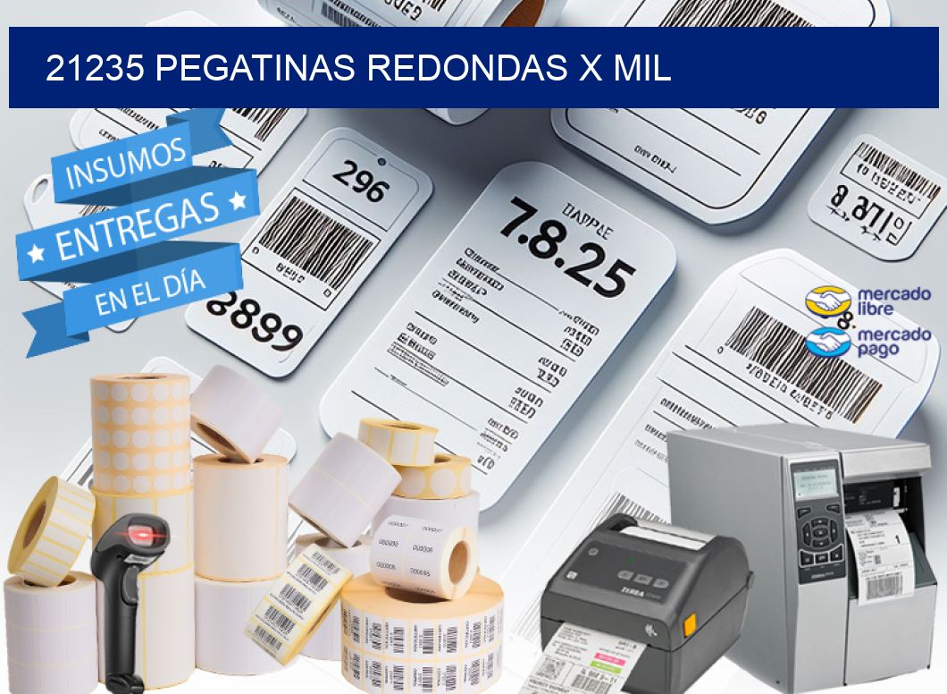 21235 PEGATINAS REDONDAS X MIL