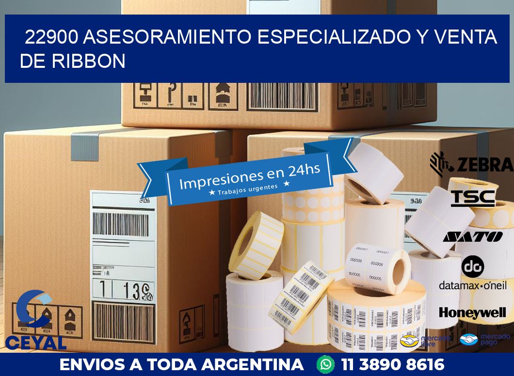 22900 ASESORAMIENTO ESPECIALIZADO Y VENTA DE RIBBON