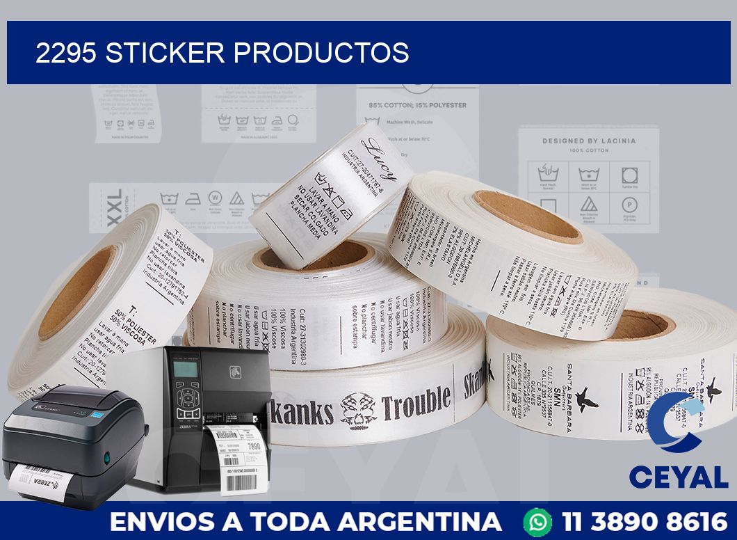 2295 STICKER PRODUCTOS