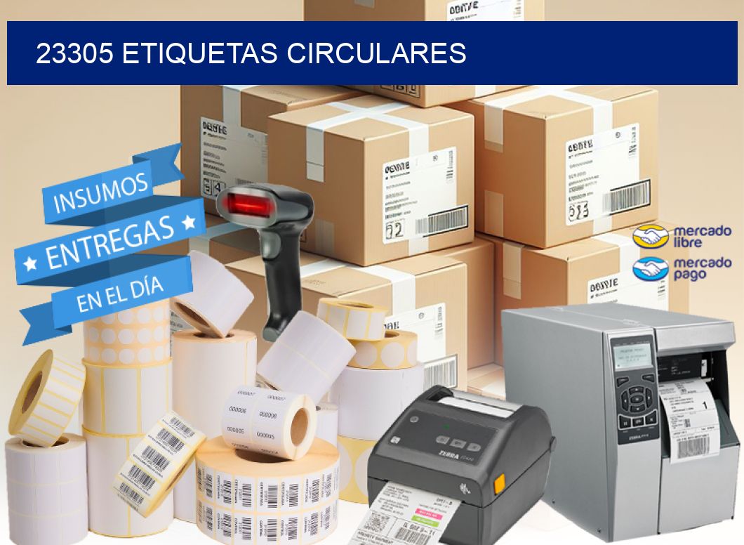 23305 ETIQUETAS CIRCULARES