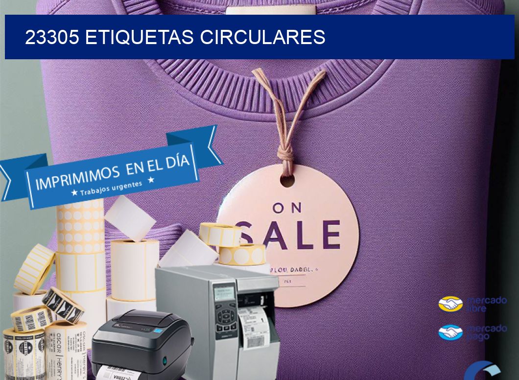 23305 ETIQUETAS CIRCULARES