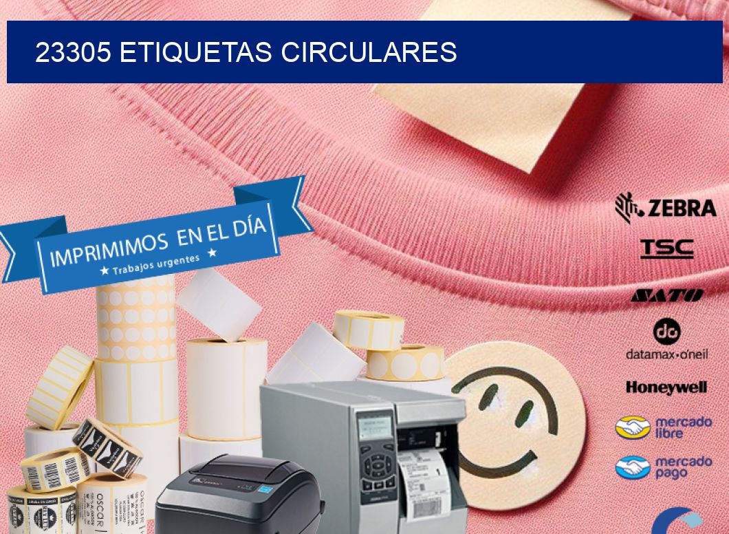 23305 ETIQUETAS CIRCULARES