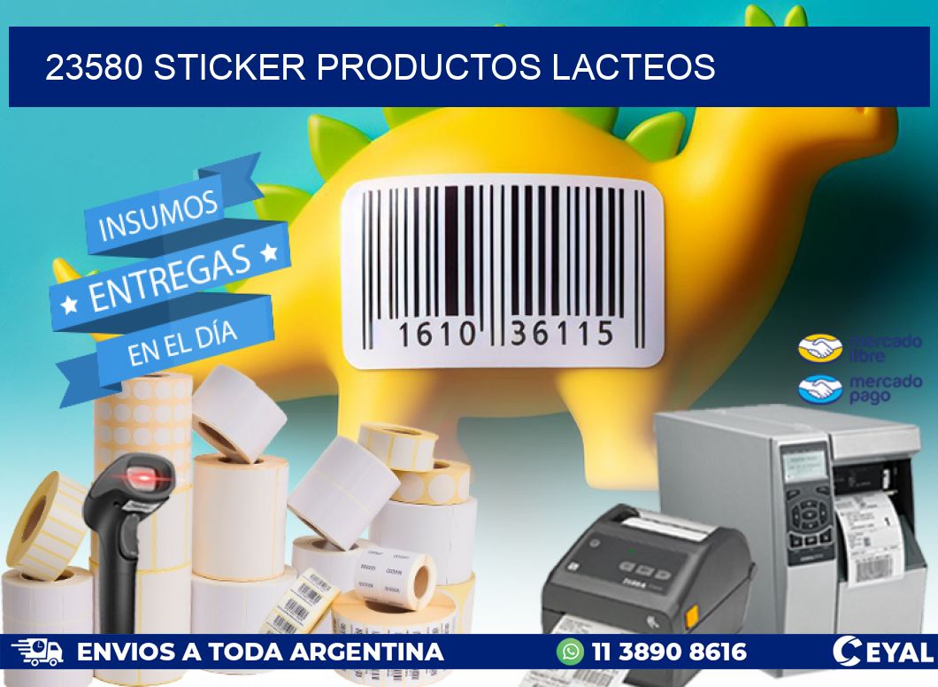 23580 STICKER PRODUCTOS LACTEOS