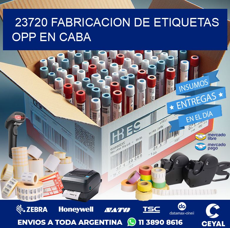 23720 FABRICACION DE ETIQUETAS OPP EN CABA