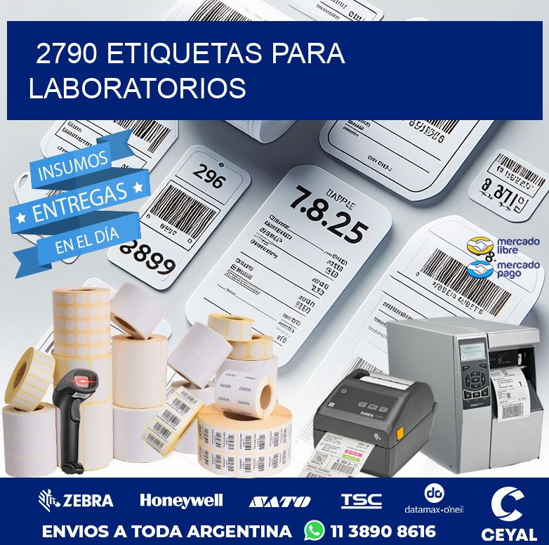 2790 ETIQUETAS PARA LABORATORIOS