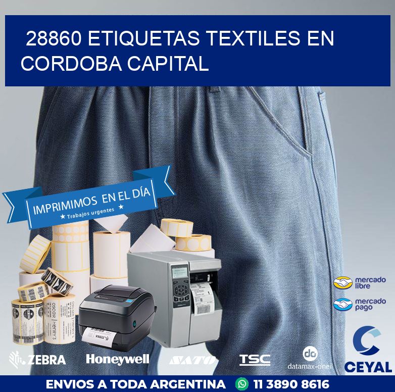 28860 ETIQUETAS TEXTILES EN CORDOBA CAPITAL