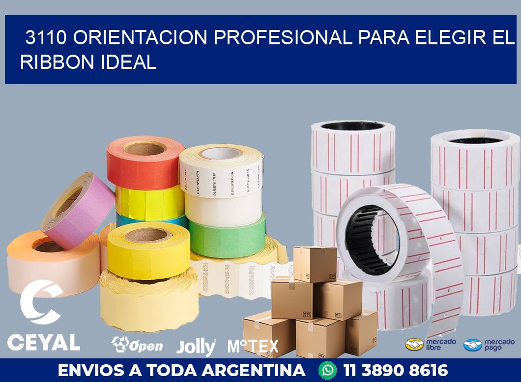 3110 ORIENTACION PROFESIONAL PARA ELEGIR EL RIBBON IDEAL