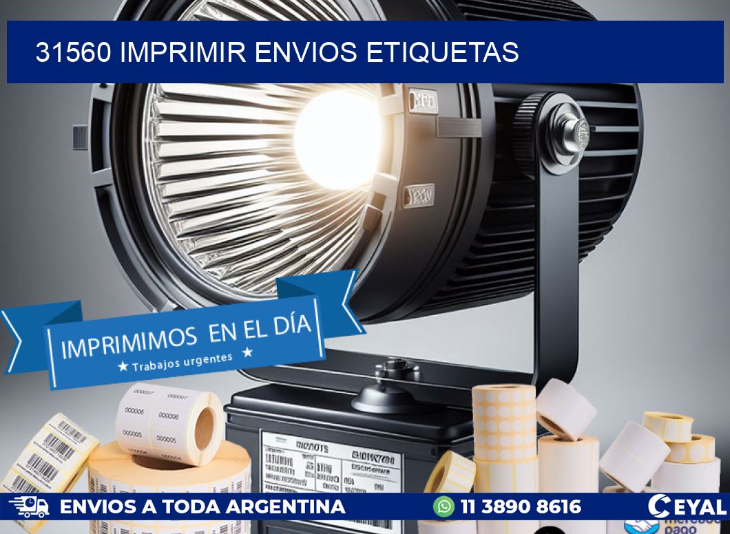 31560 imprimir envios etiquetas