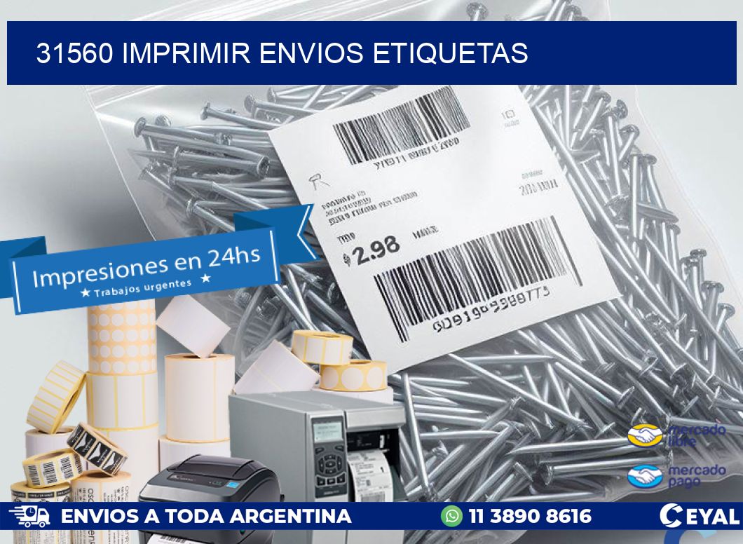 31560 imprimir envios etiquetas