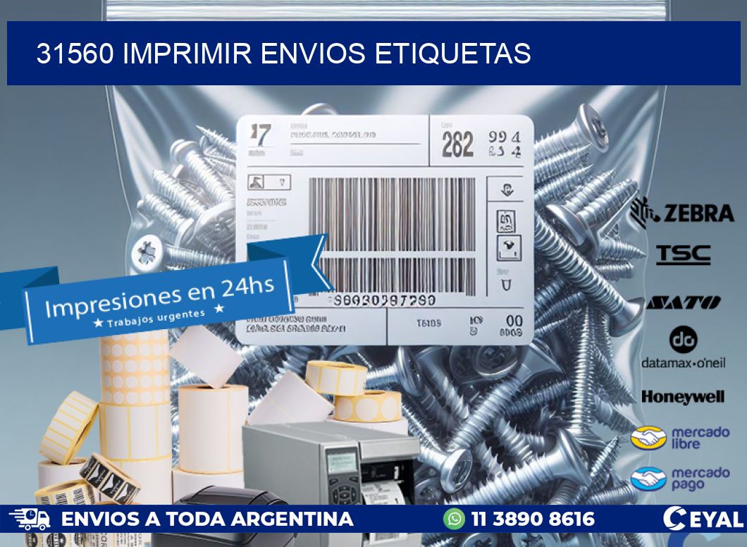 31560 imprimir envios etiquetas