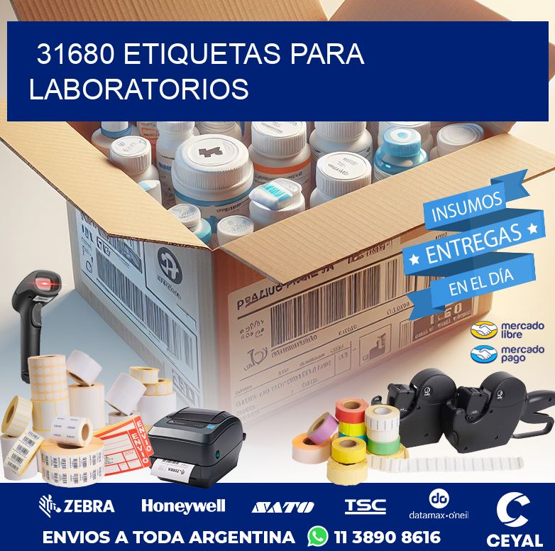 31680 ETIQUETAS PARA LABORATORIOS