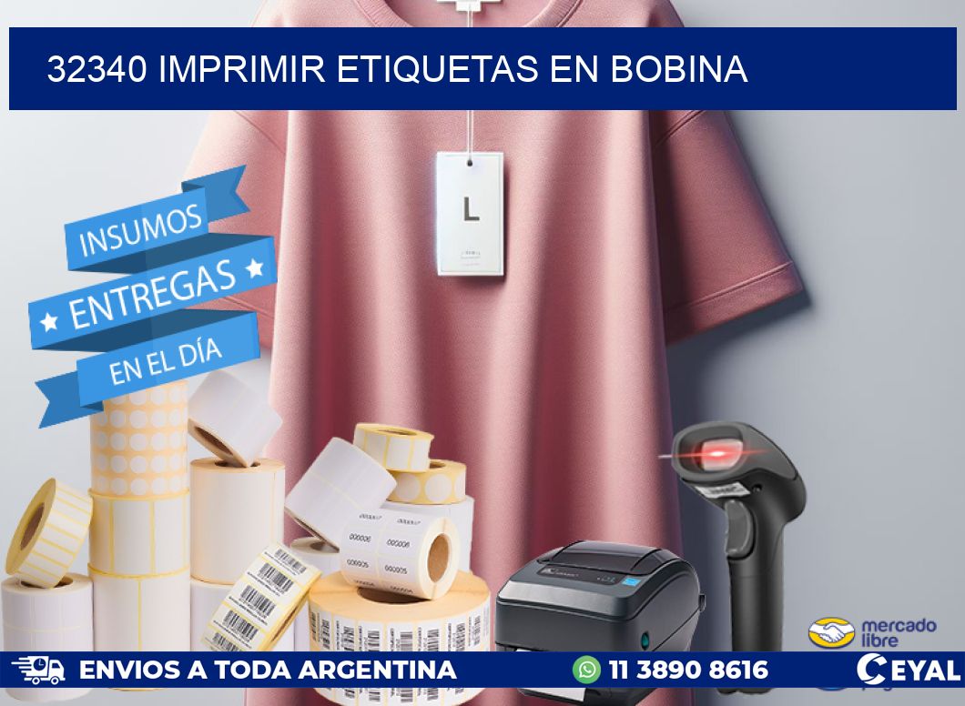 32340 imprimir etiquetas en bobina