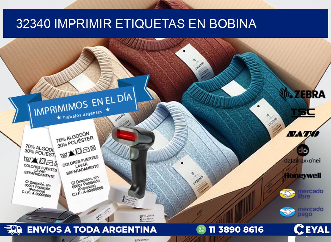 32340 imprimir etiquetas en bobina