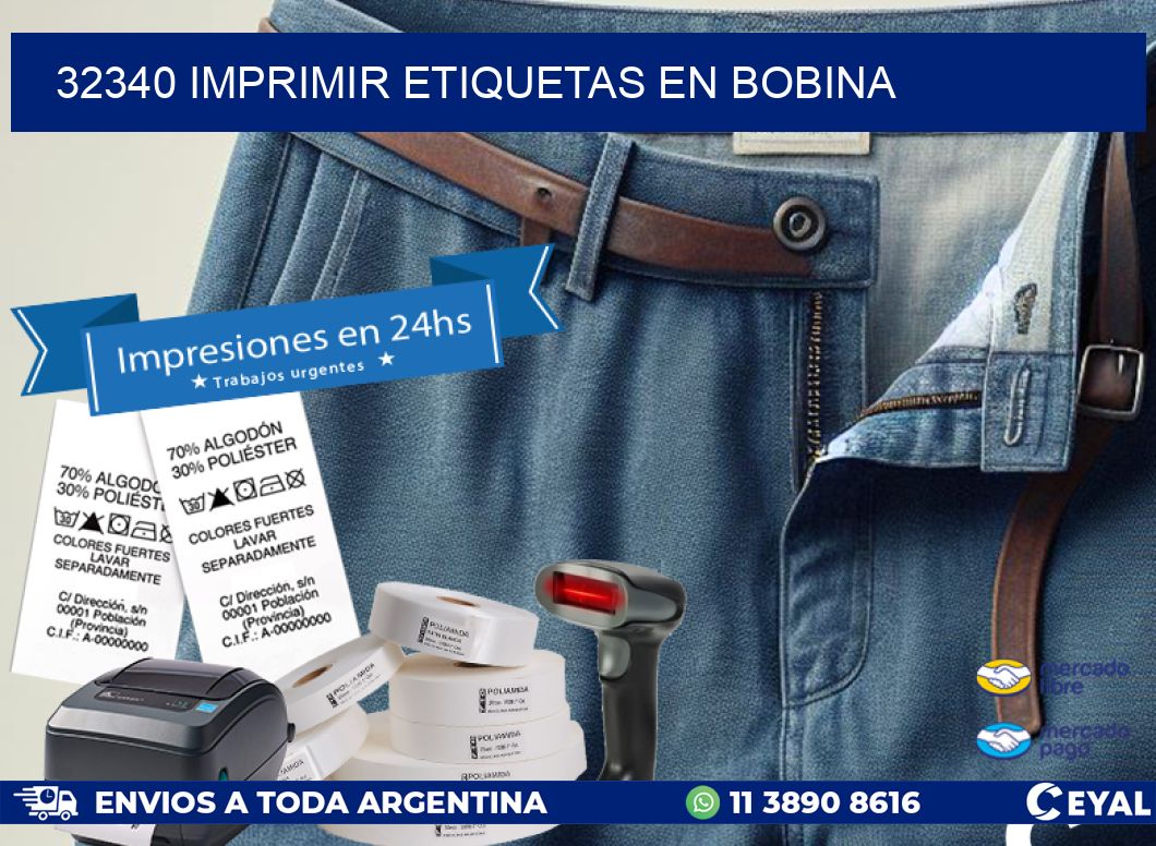 32340 imprimir etiquetas en bobina