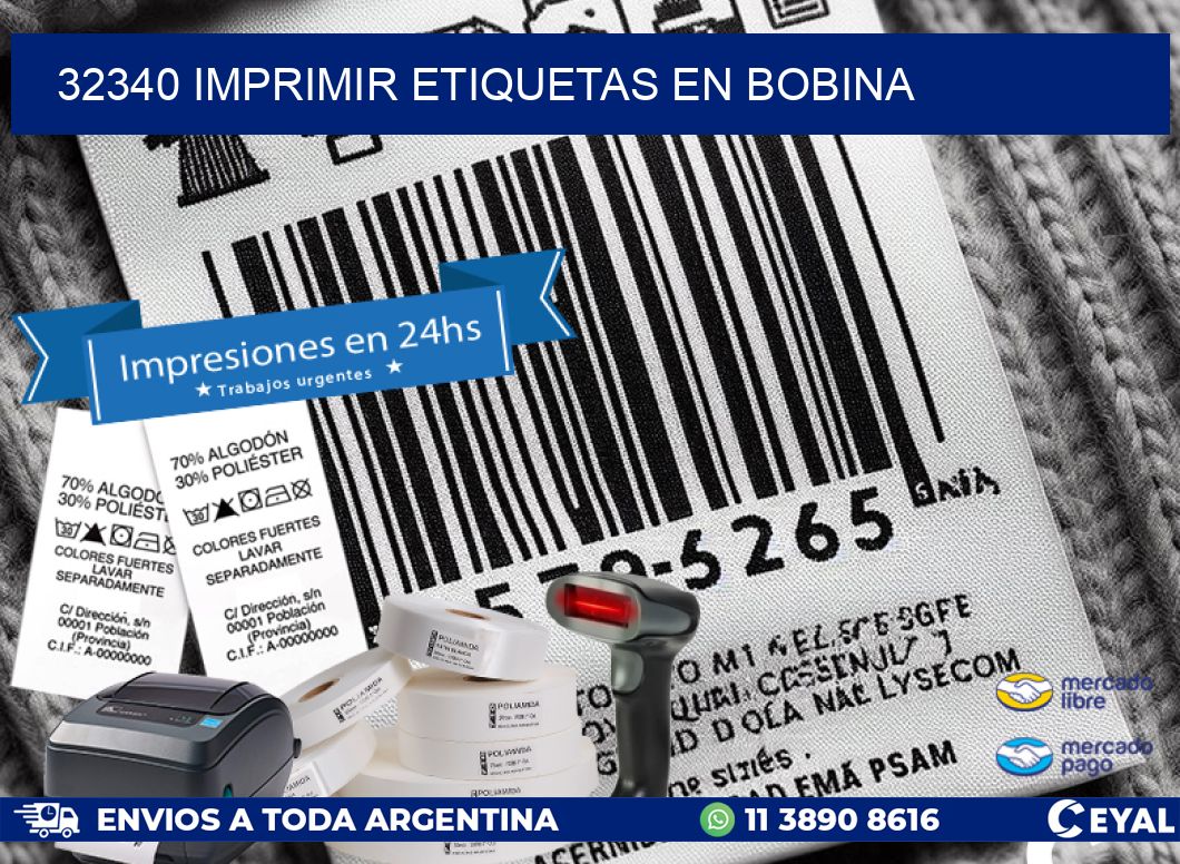 32340 imprimir etiquetas en bobina