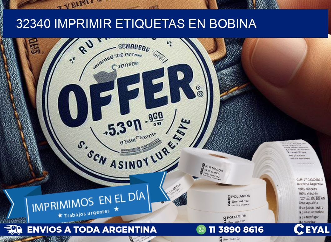 32340 imprimir etiquetas en bobina