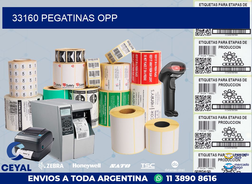 33160 PEGATINAS OPP