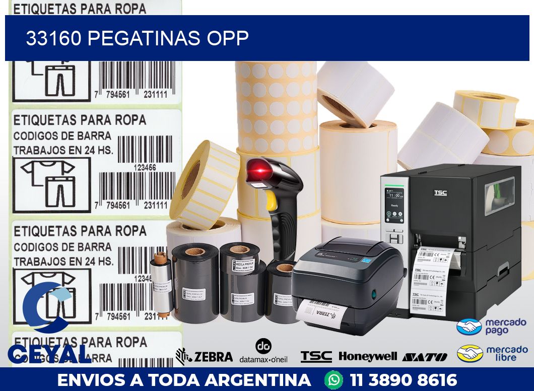 33160 PEGATINAS OPP