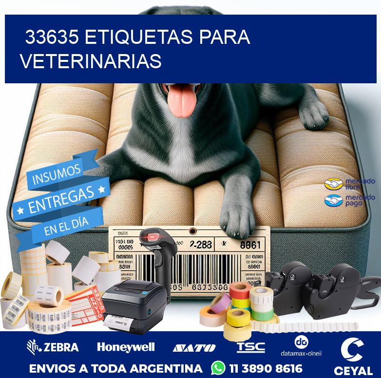 33635 ETIQUETAS PARA VETERINARIAS