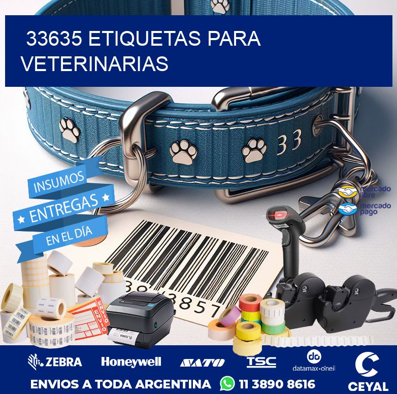 33635 ETIQUETAS PARA VETERINARIAS