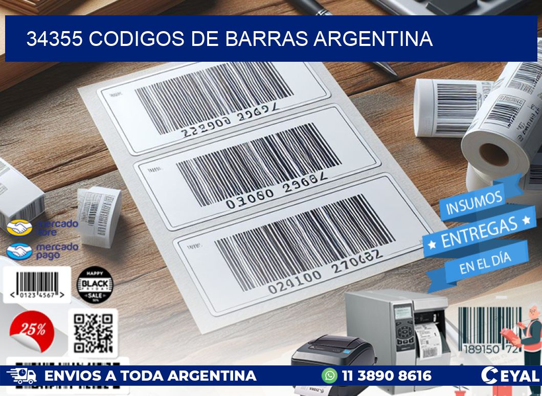 34355 CODIGOS DE BARRAS ARGENTINA