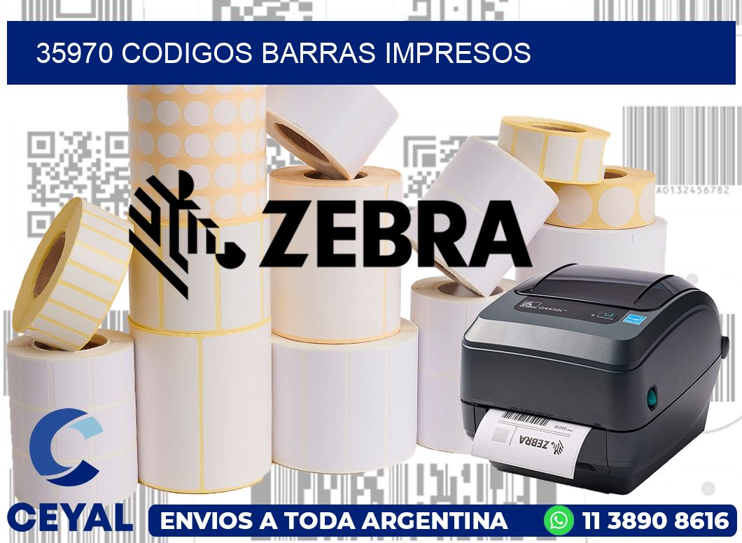 35970 CODIGOS BARRAS IMPRESOS