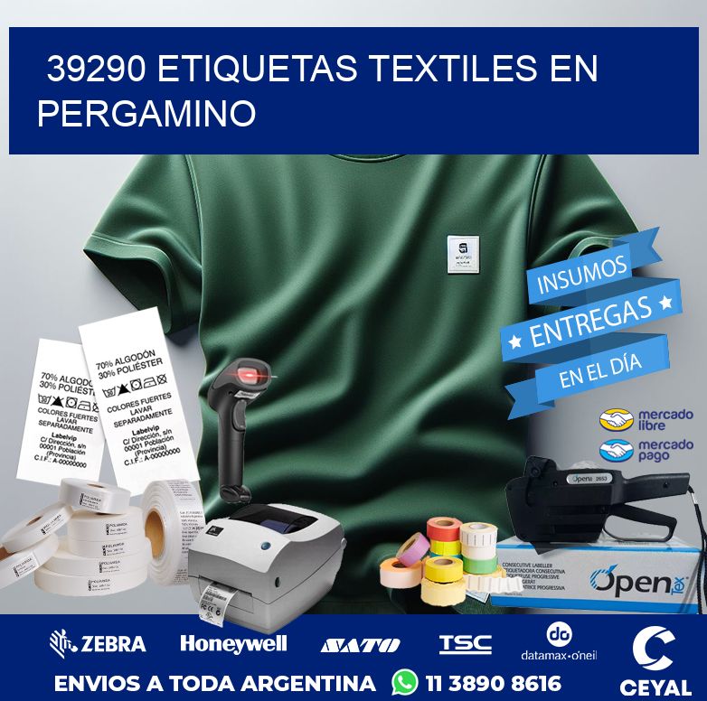 39290 ETIQUETAS TEXTILES EN PERGAMINO