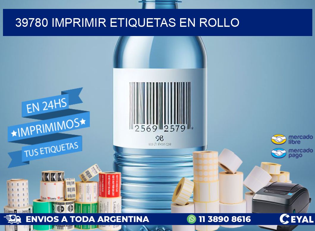 39780 imprimir etiquetas en rollo