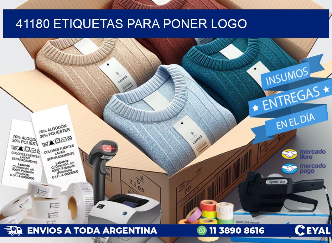 41180 ETIQUETAS PARA PONER LOGO