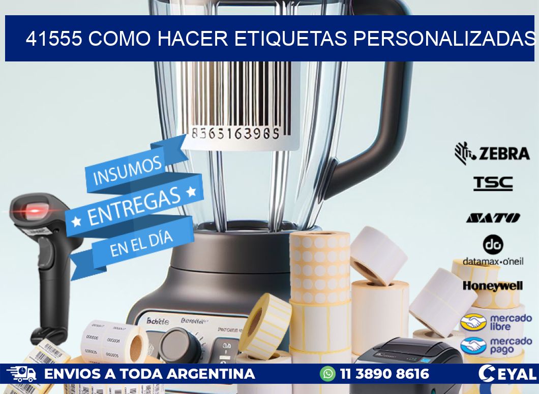 41555 como hacer etiquetas personalizadas
