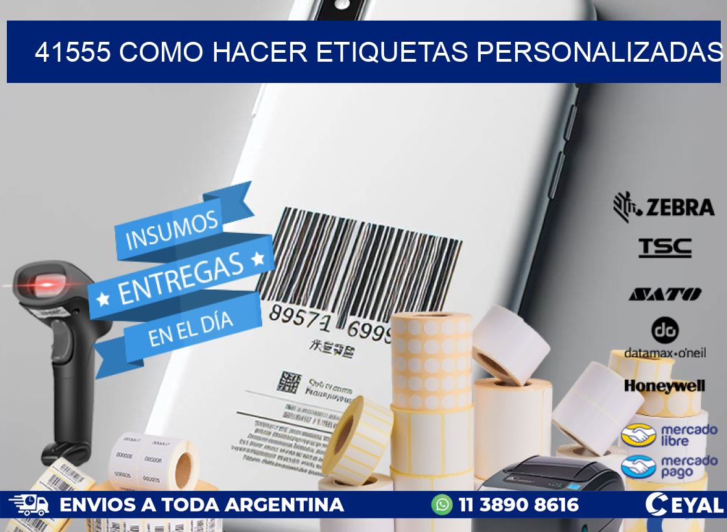 41555 como hacer etiquetas personalizadas